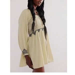FREE PEOPLE What A Feeling Tunic Mini Or Top Layer NWT